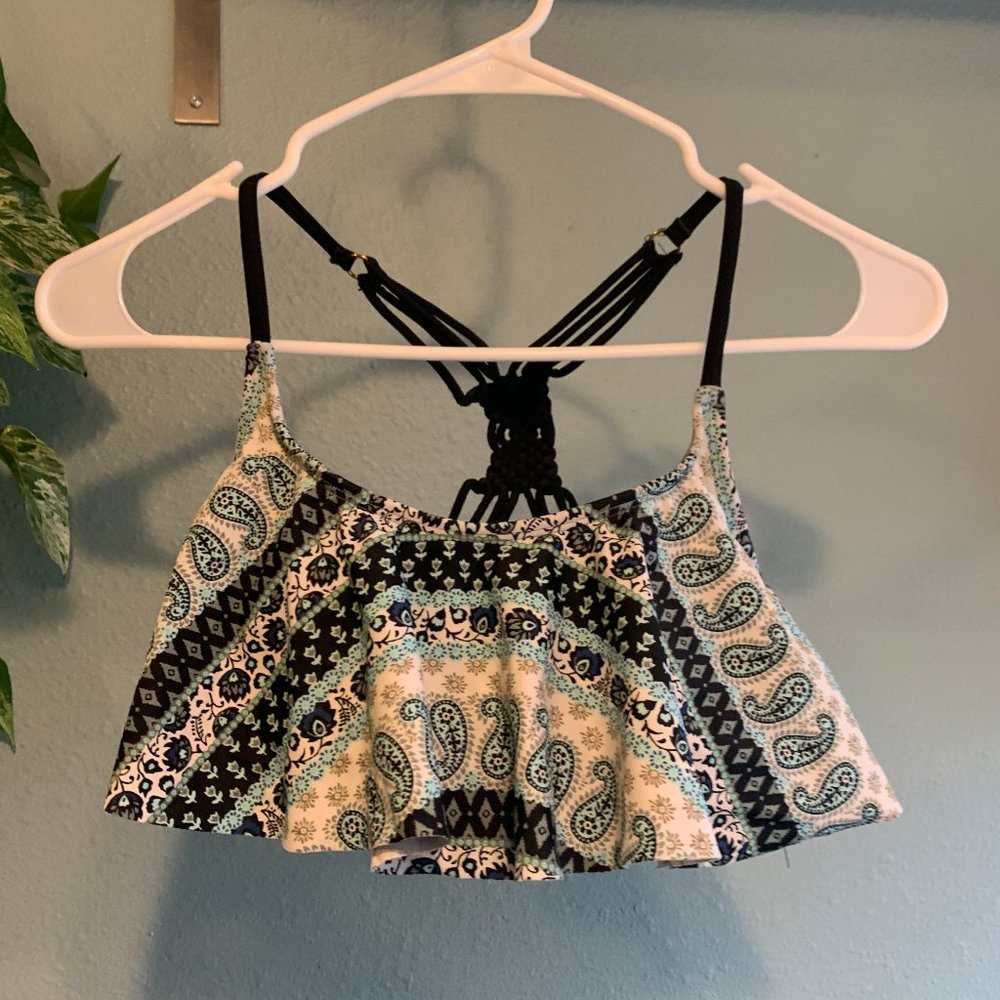 Girl's Flowy Bikini Top